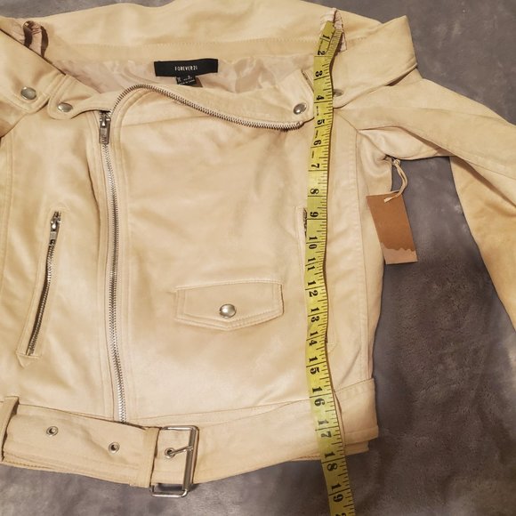 Faux suede motto jacket - Picture 6 of 7